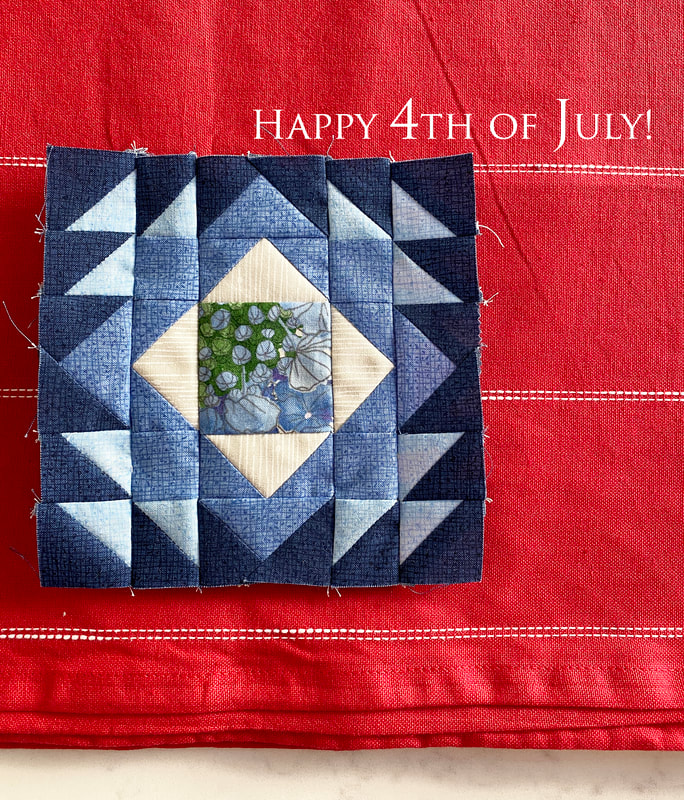 Lush Life Quilt Pattern Featuring Cottage Blue by Robin Pickens